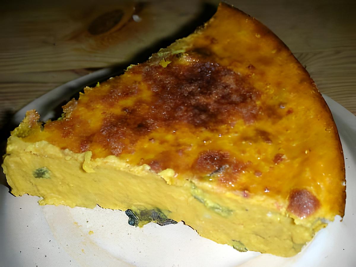 recette Quiche Orangée Salée