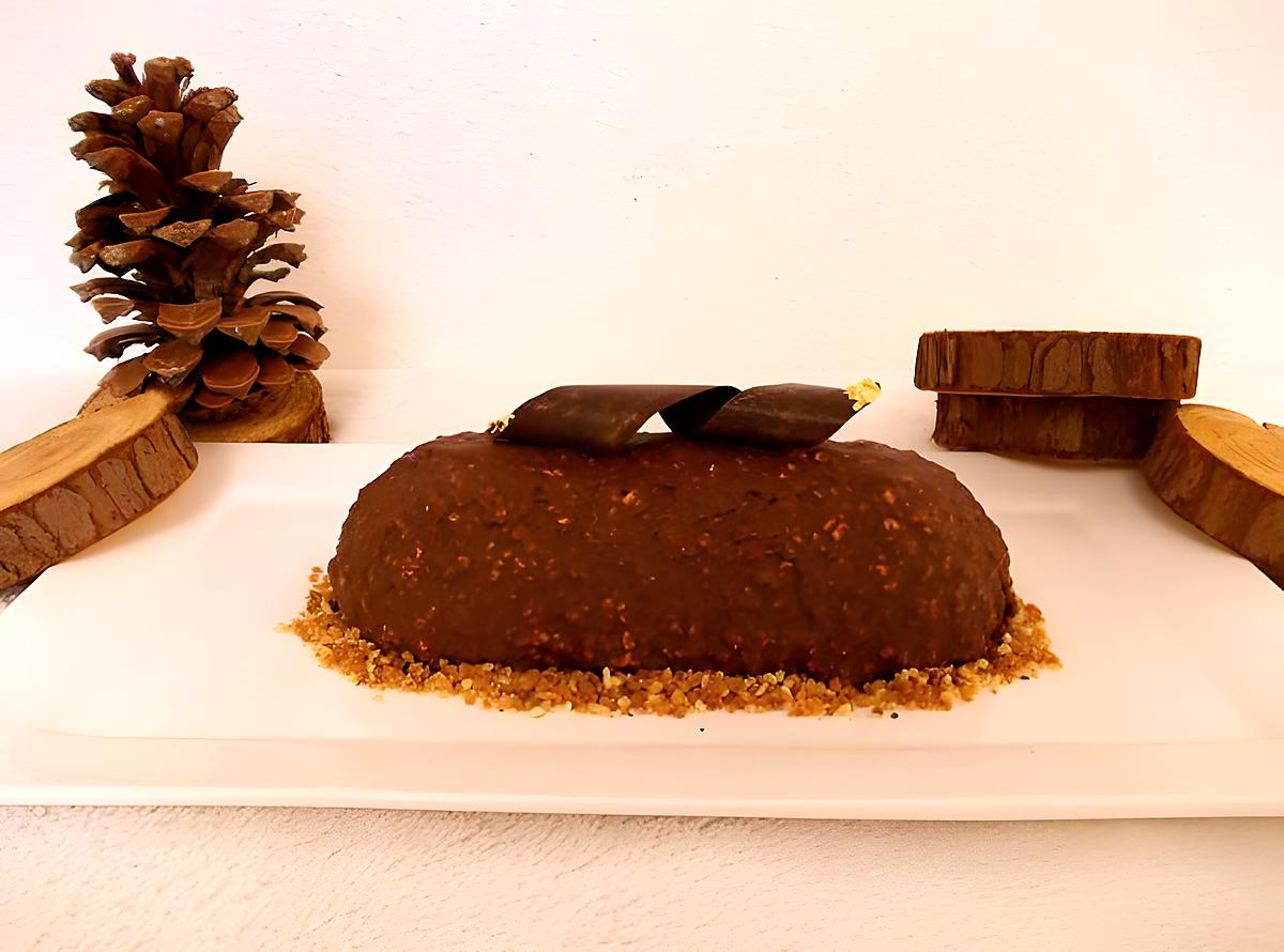 recette Entremet Dulcey praliné noisette façon rocher