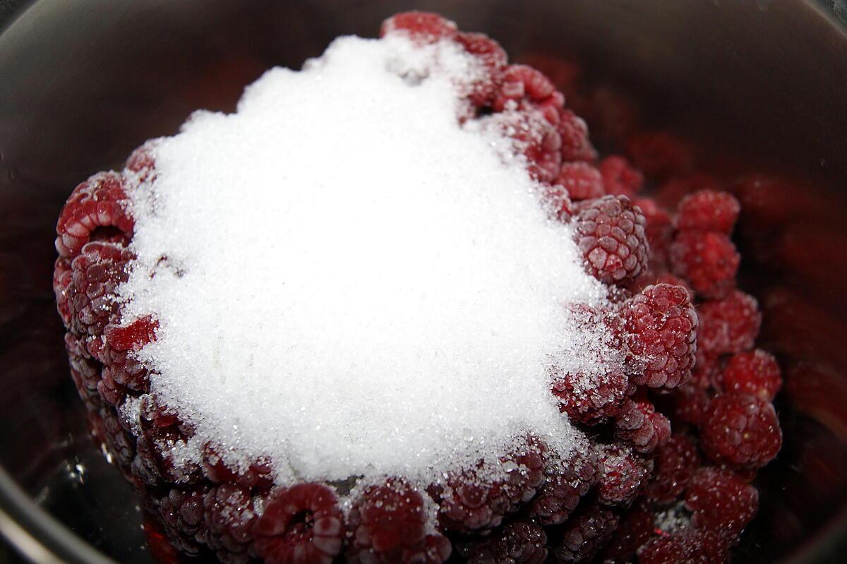 recette Gâteau à la crème de framboises