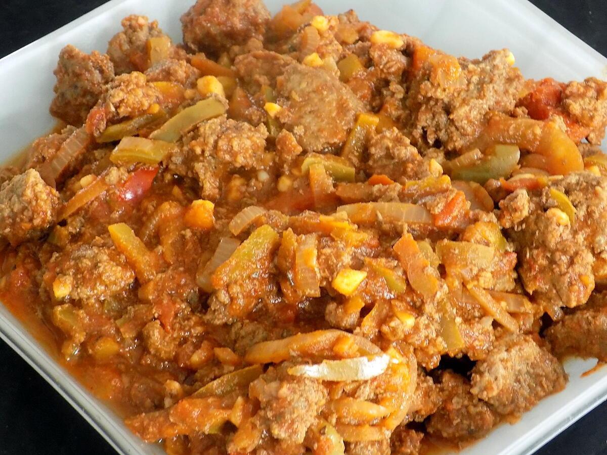 recette Chili con carne (compatible dukan)