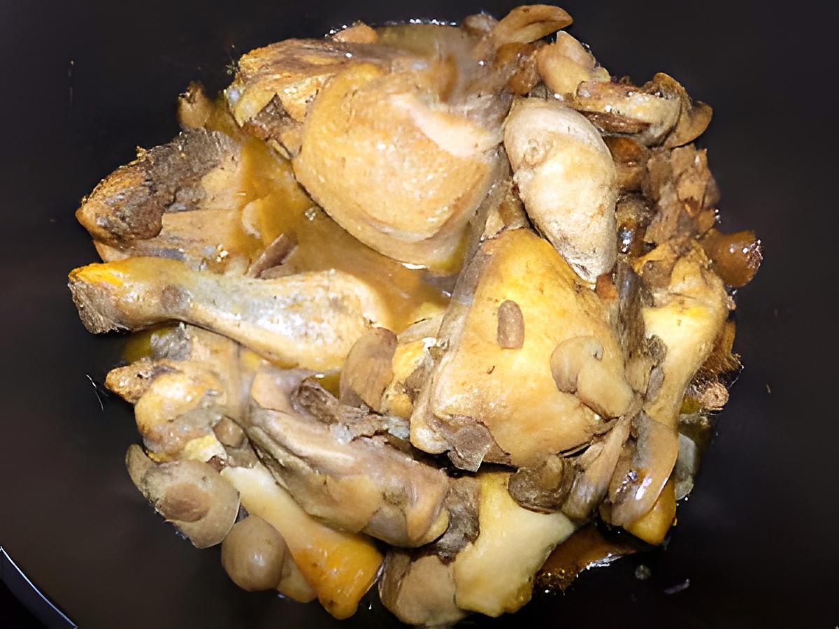 recette Poulet au raifort et mélange forestier (compatible dukan)