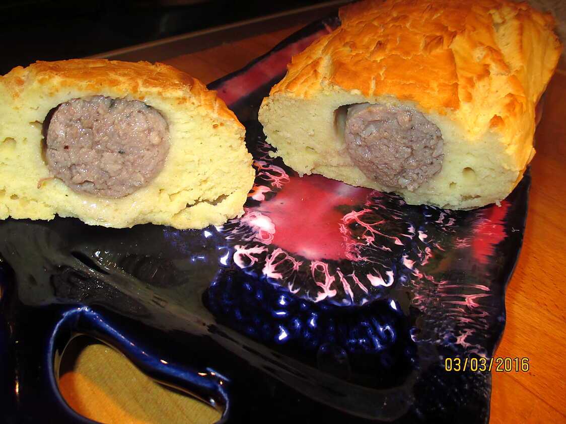 Recette de Saucisson brioché sans gluten