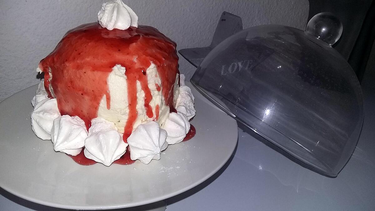 recette Roulé vertical au coulis de fraise mascarpone