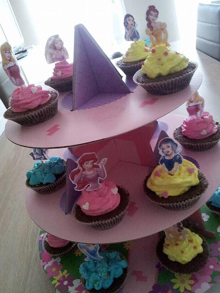 recette Le château des Cupcakes Princesses d'Anniversaire