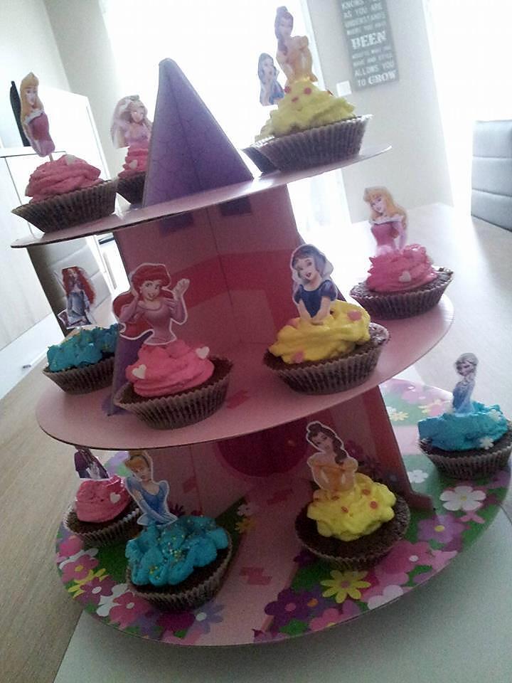 recette Le château des Cupcakes Princesses d'Anniversaire