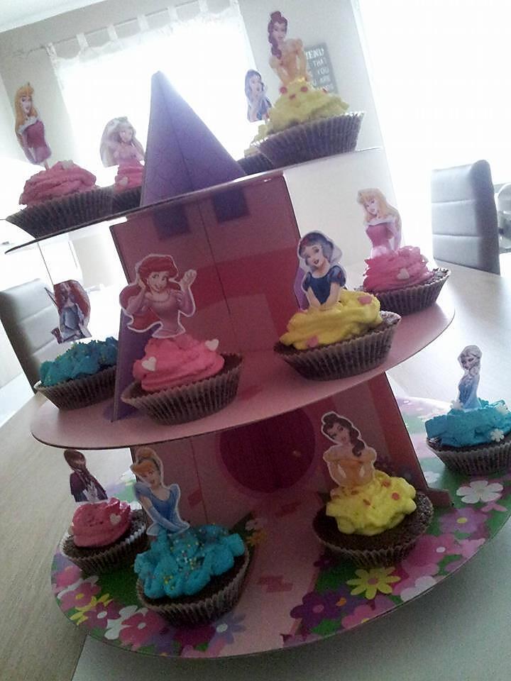 recette Le château des Cupcakes Princesses d'Anniversaire