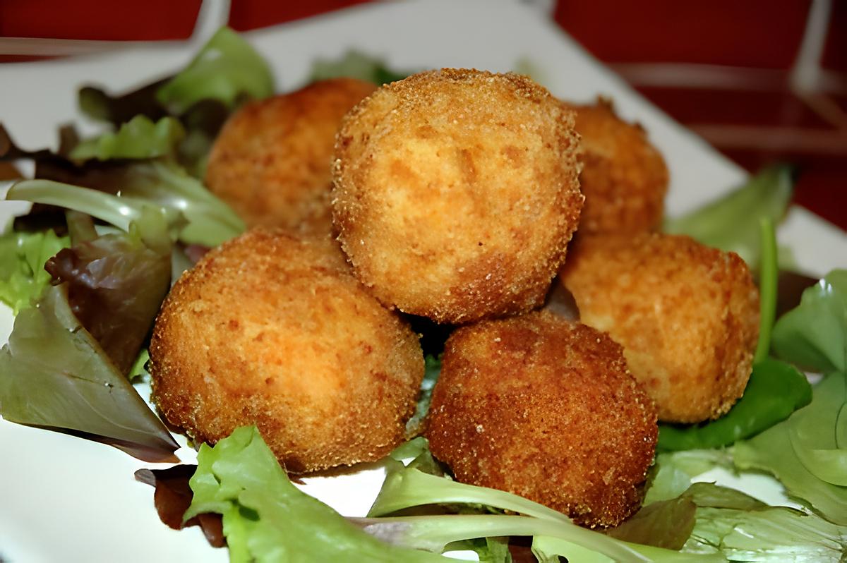 recette Croquettes de pommes de terre au bleu