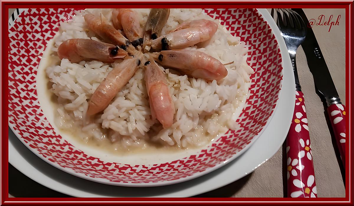 recette Crevettes au Curry Vert