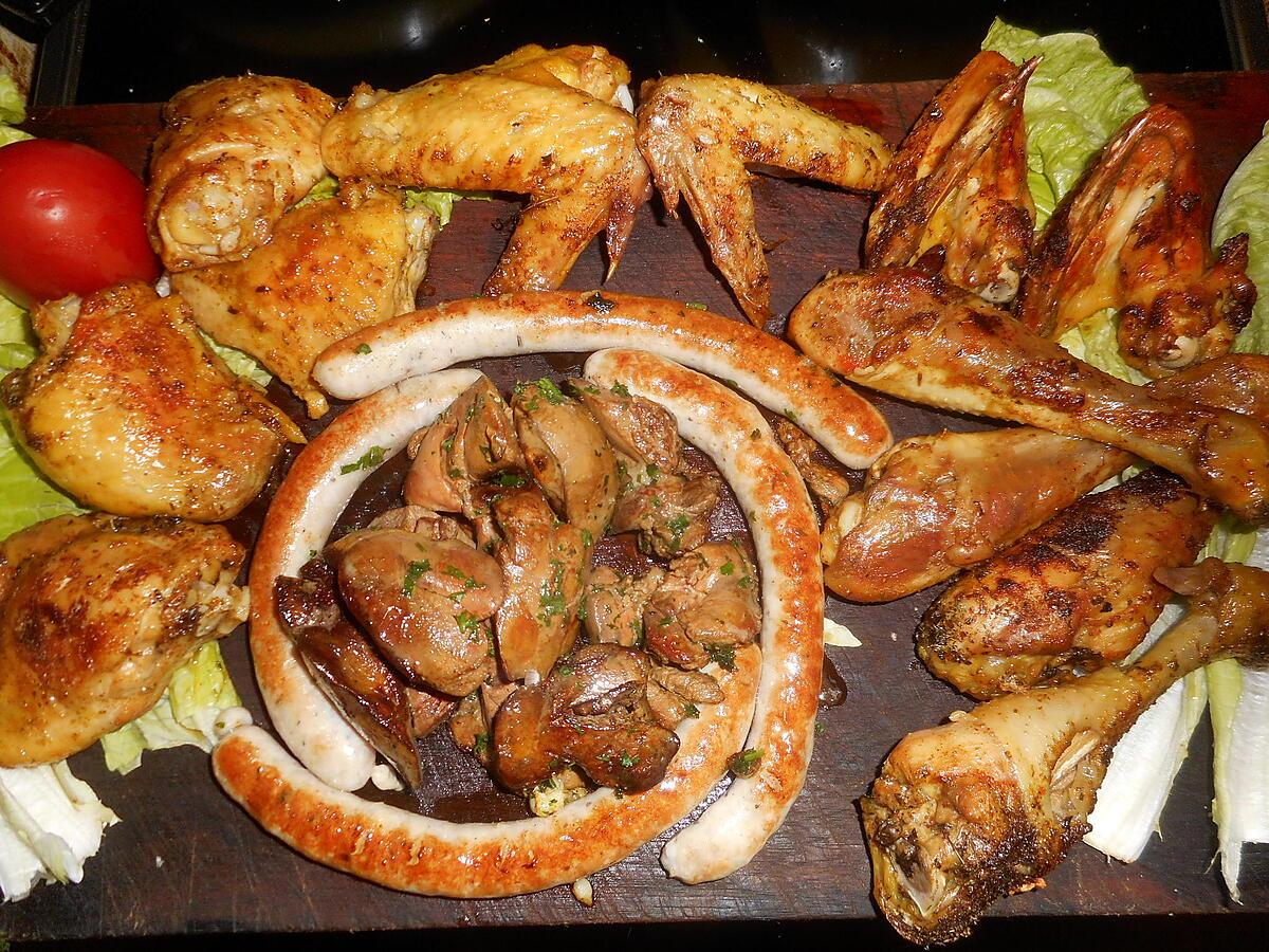 recette Mixed grill de poulet