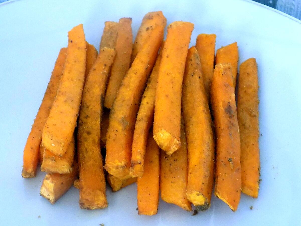 recette Frites de courge butternut au four (compatible dukan)