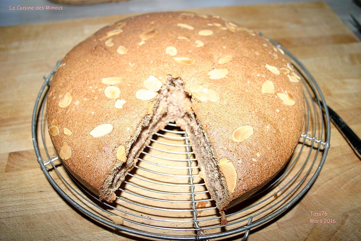 recette Le Gâteau de Savoie à la cannelle