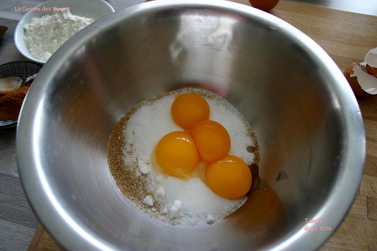 recette Le Gâteau de Savoie à la cannelle