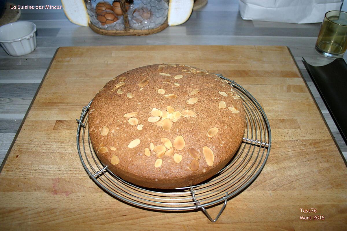 recette Le Gâteau de Savoie à la cannelle