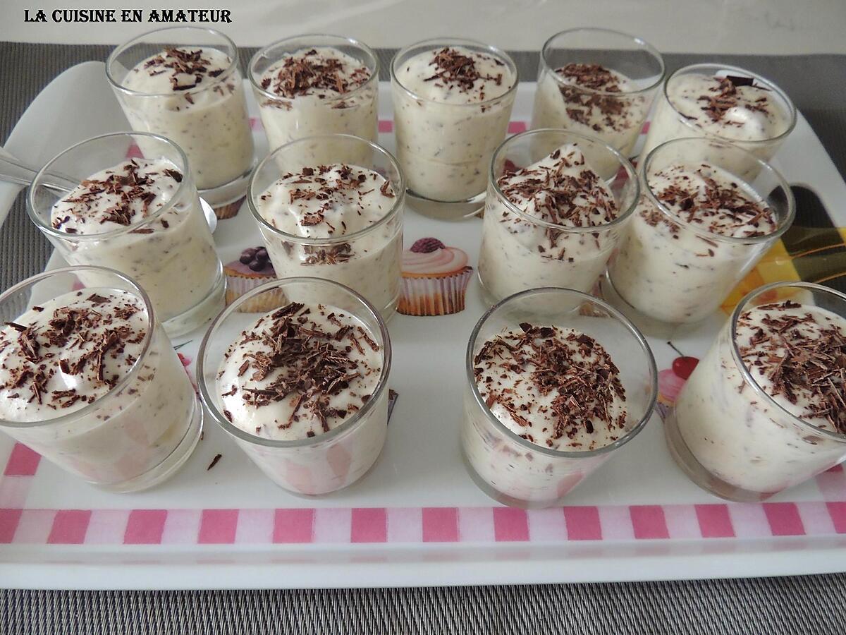 recette Mousse stracciattella