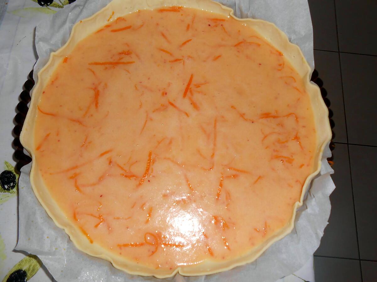 recette MA TARTE FINE A L'ORANGE