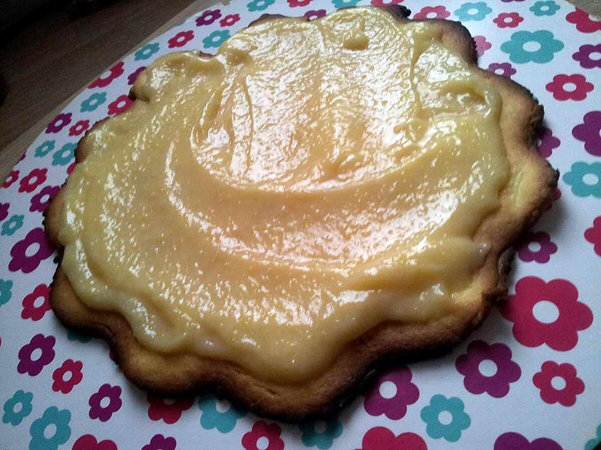 recette Tarte *paquerettes* au citron-chantilly pour ma mamie