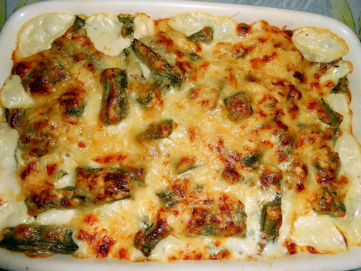 recette GRATIN DE CARDES SAUVAGES