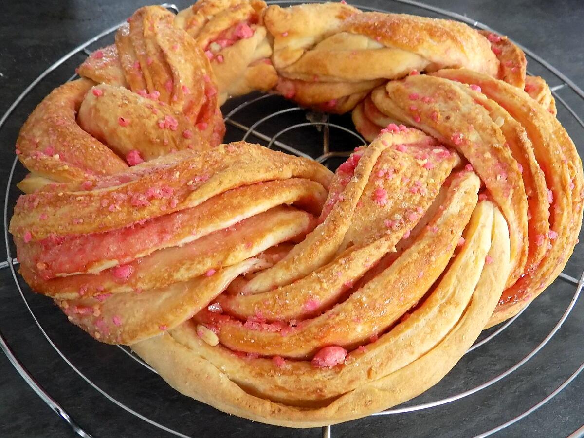 recette Kringel aux pralines roses