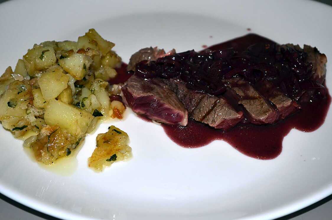 Recette d'ENTRECOTE MARCHAND DE VIN