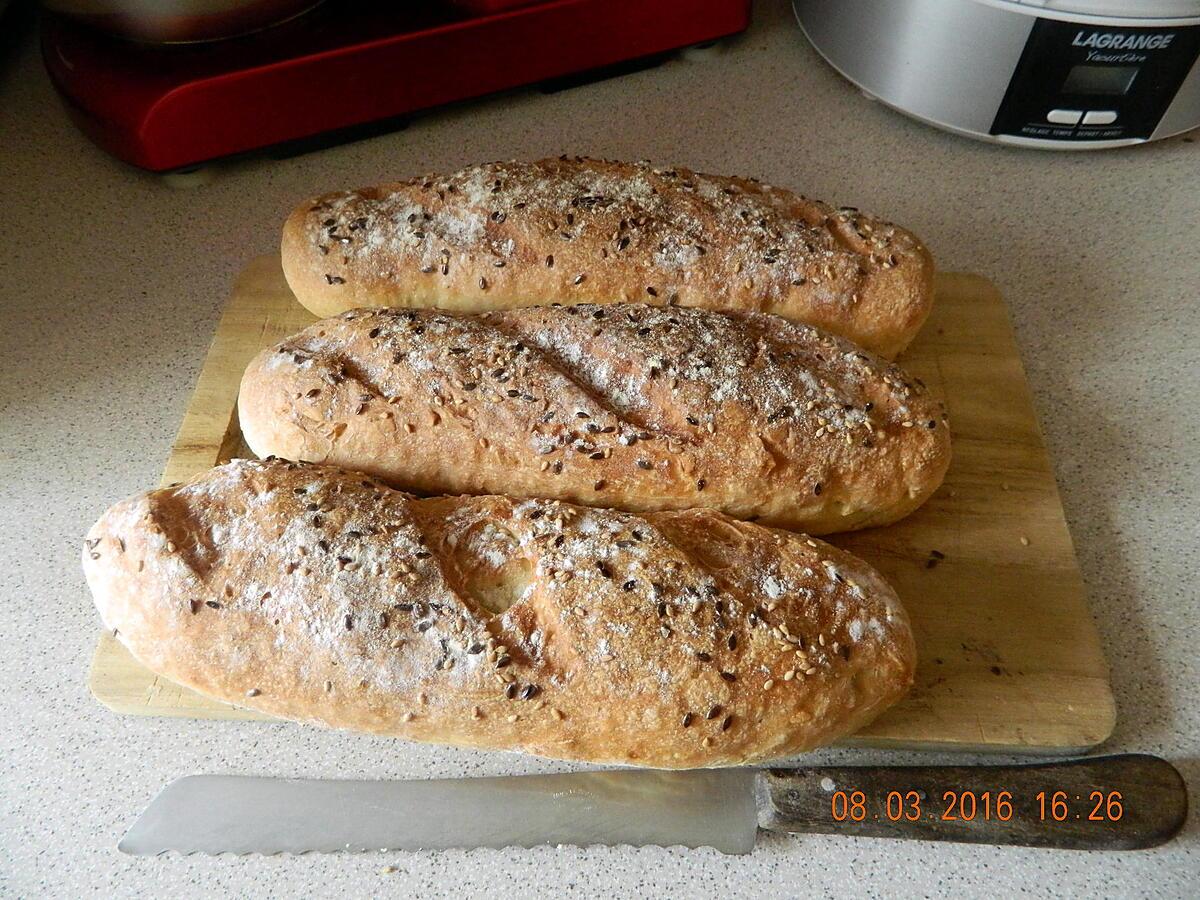 recette Baguettes de pain inratables