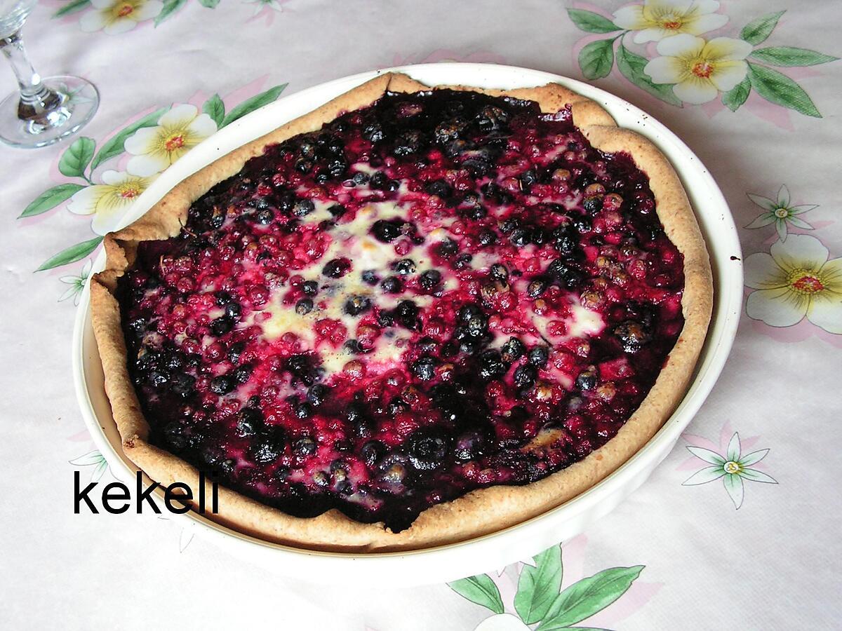 recette Tarte aux fruits rouges