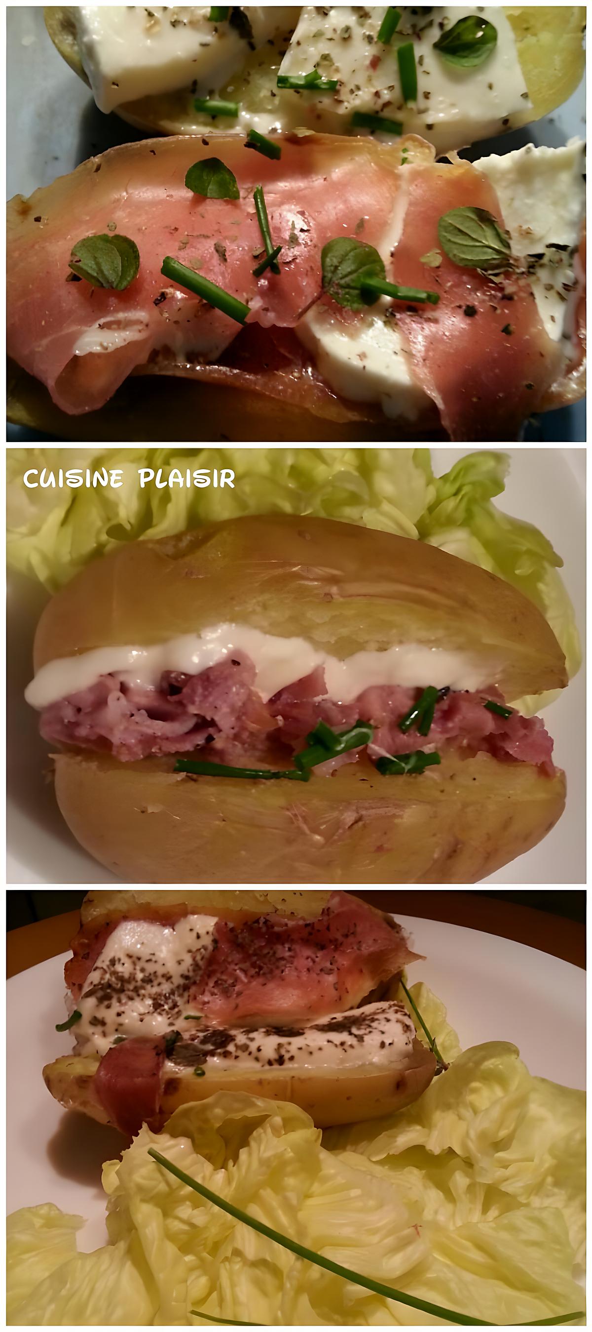 recette Pdt au jambon et mozzarella