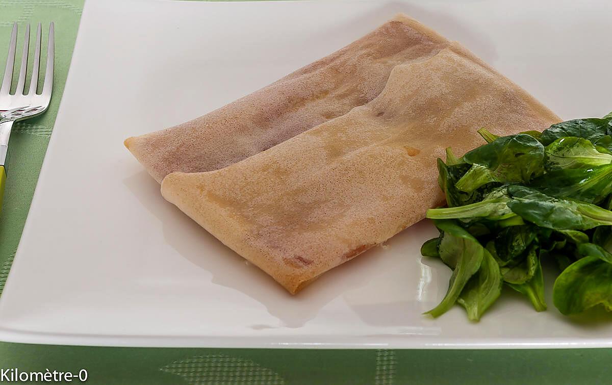 recette Brik jambon comté