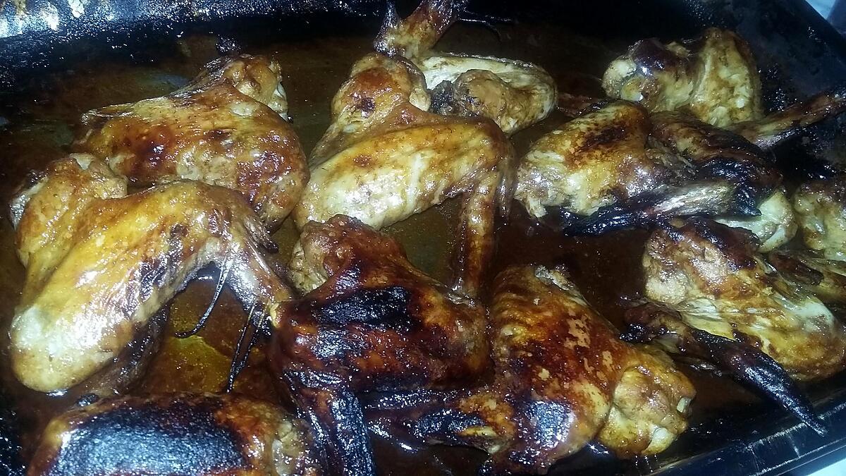 recette Ailes de poulet laquées