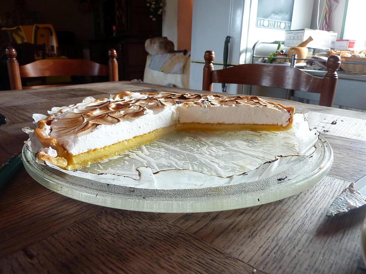 recette tarte au citron meringué