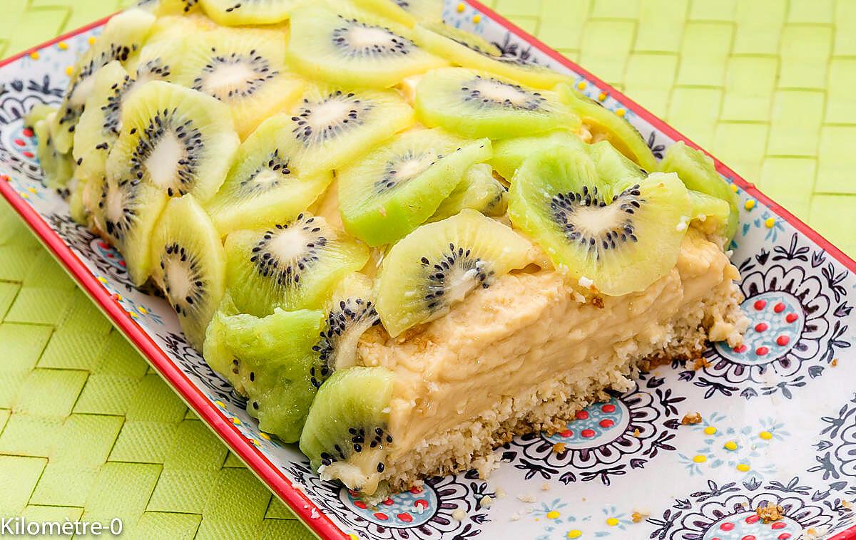 recette Flan de coco aux kiwis