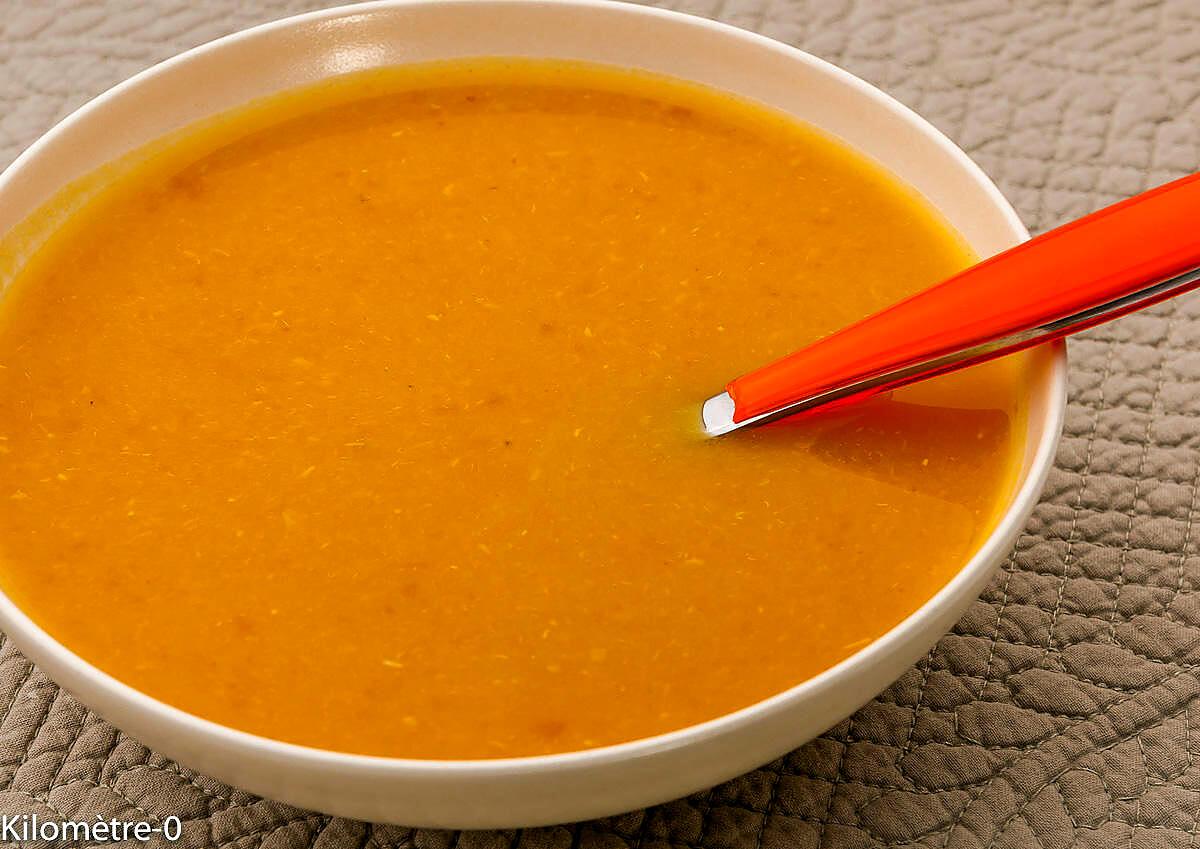 recette soupe potimarron carottes
