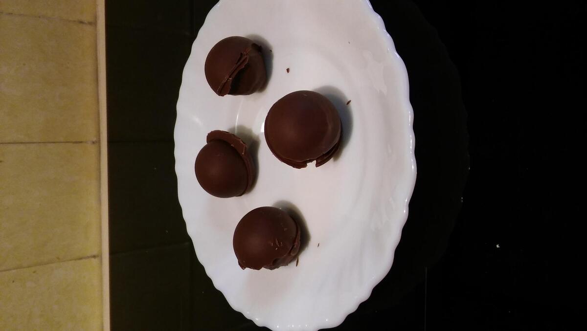 recette BOUCHEES CHOCOLAT NOISETTES