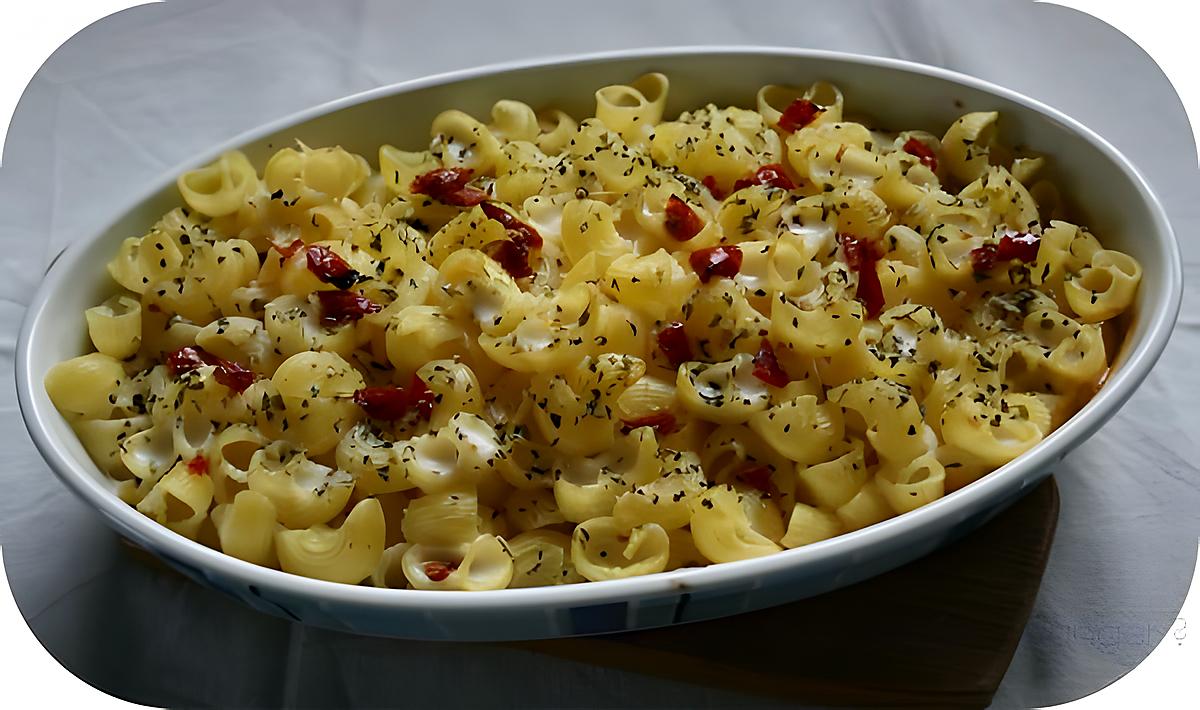 recette Gratin de pâtes au thon sans gluten et sans lactose