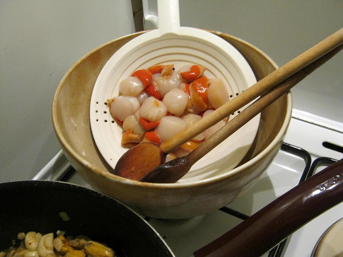 recette tourte aux fruits de mer et champignons