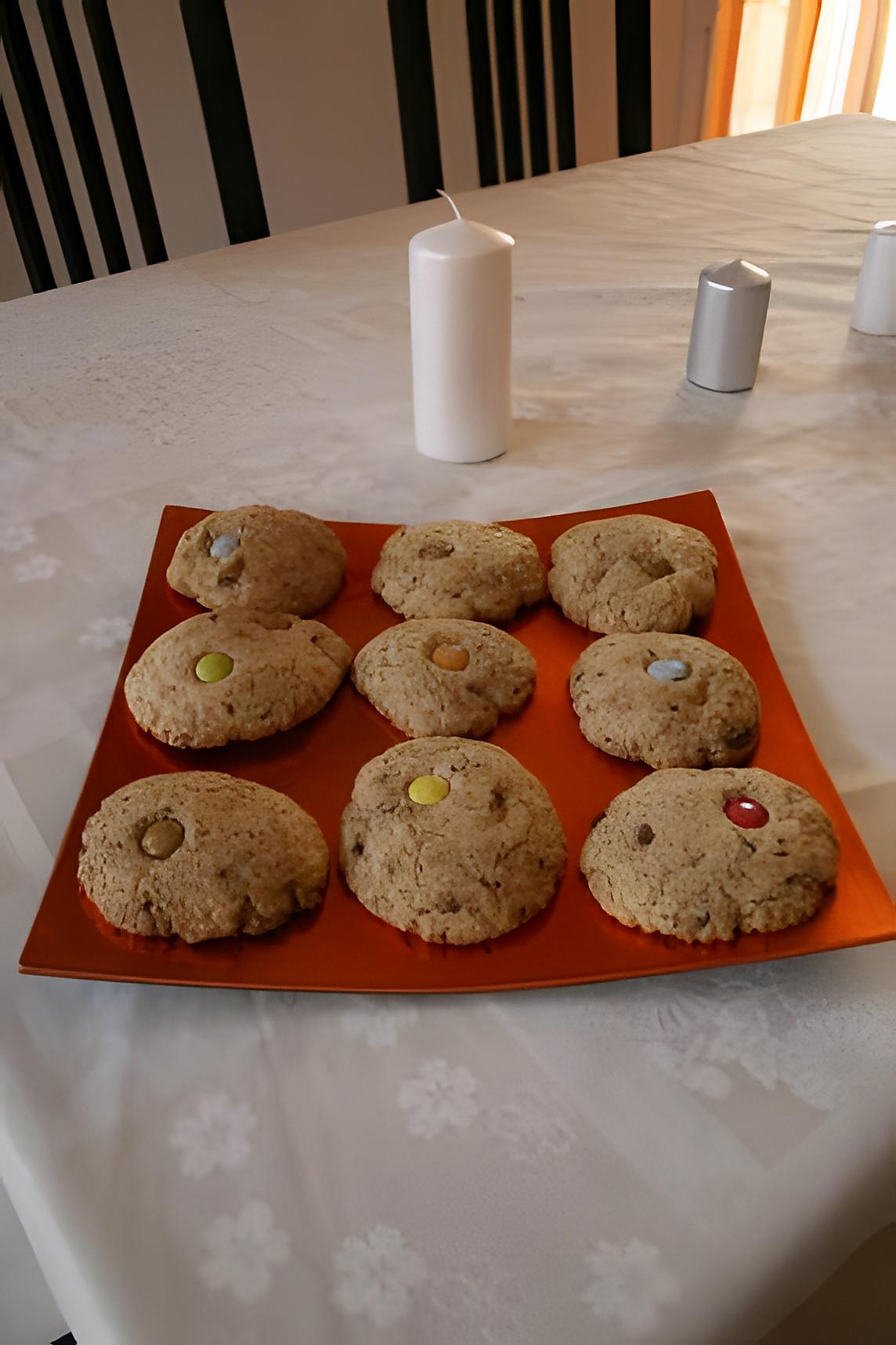 recette cookies aux smarties