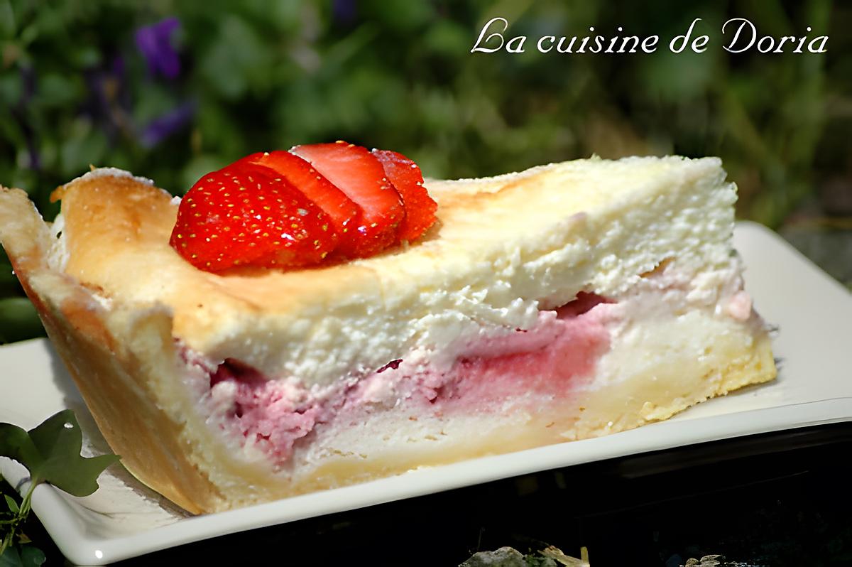 recette Cheesecake au citron et fraises