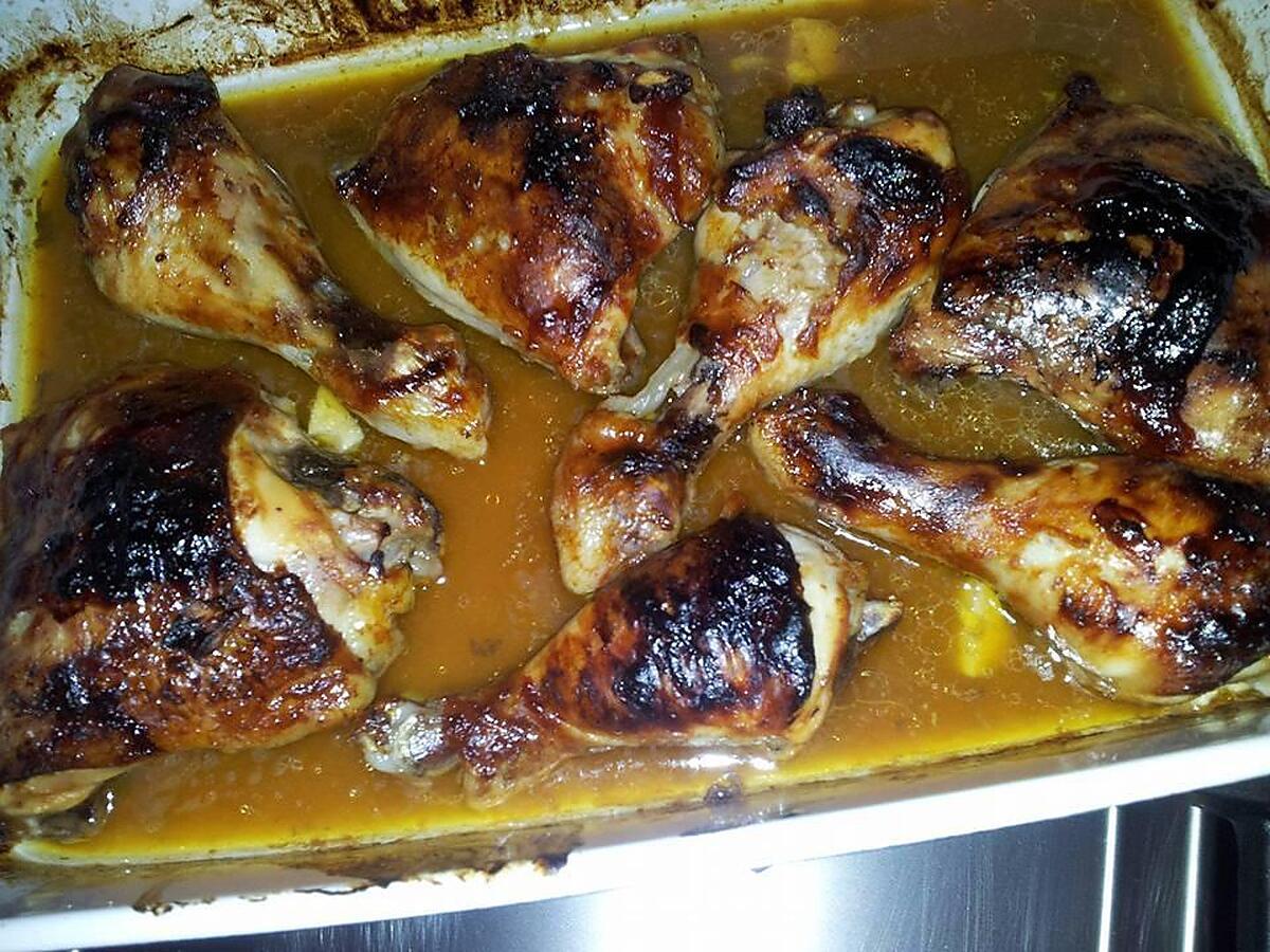 recette Poulet rôti sauce barbecue