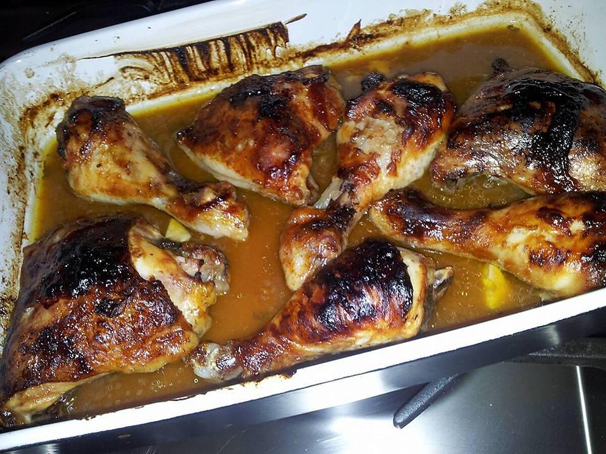 recette Poulet rôti sauce barbecue