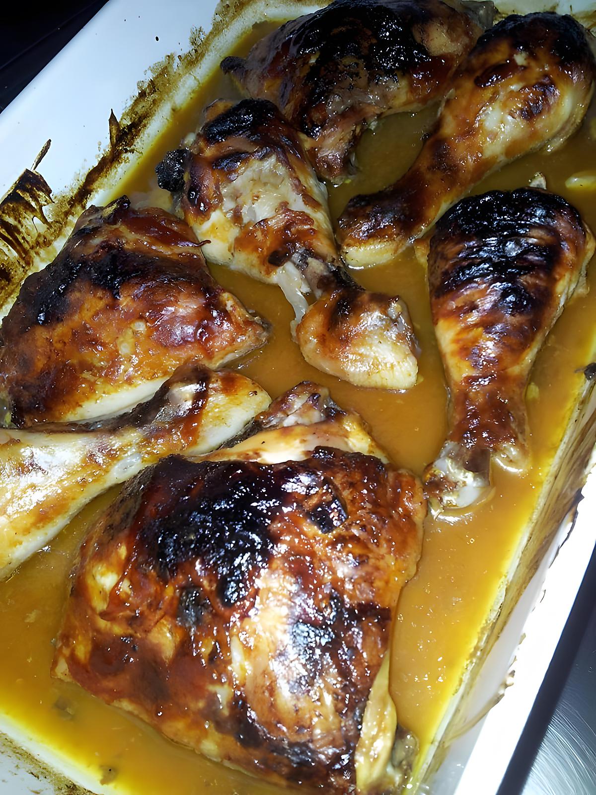 recette Poulet rôti sauce barbecue