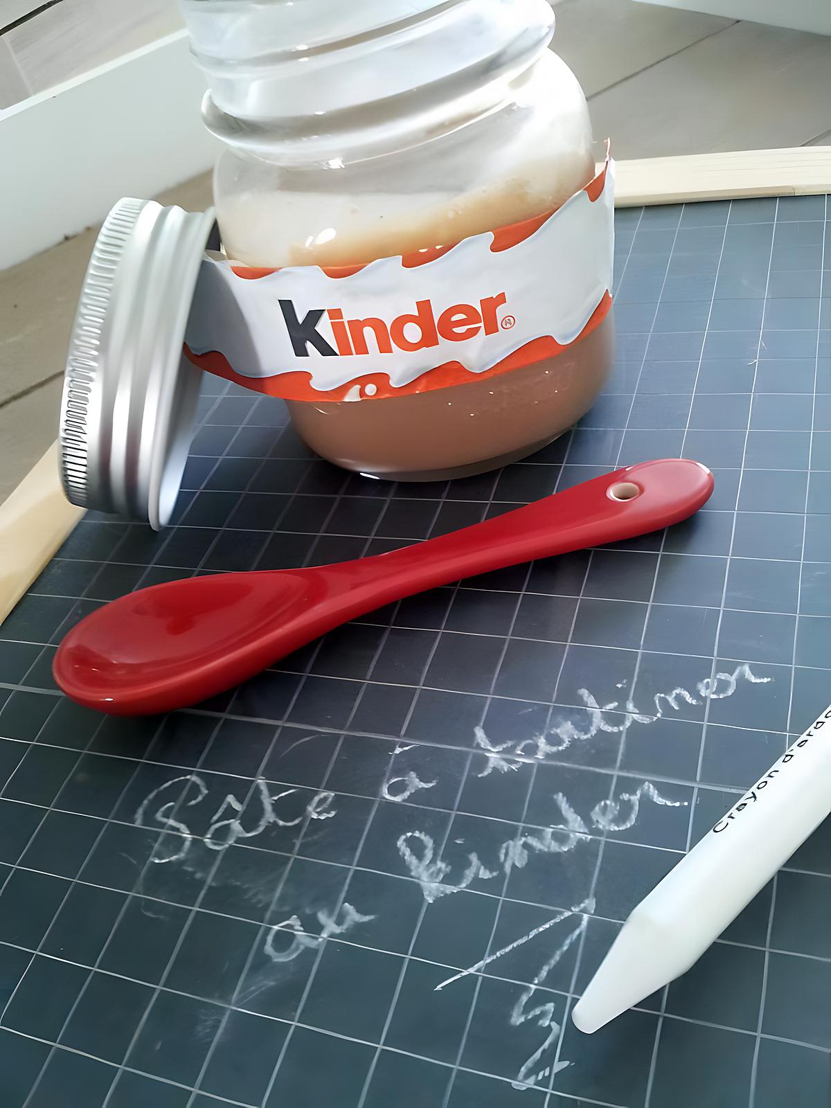 recette Pâte à tartiner au kinder