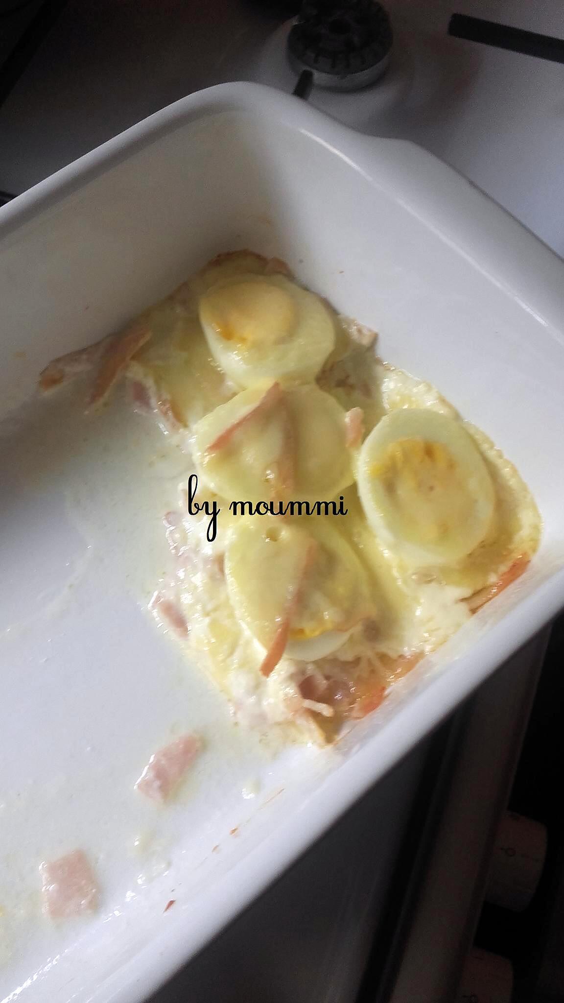 recette oeufs en gratin