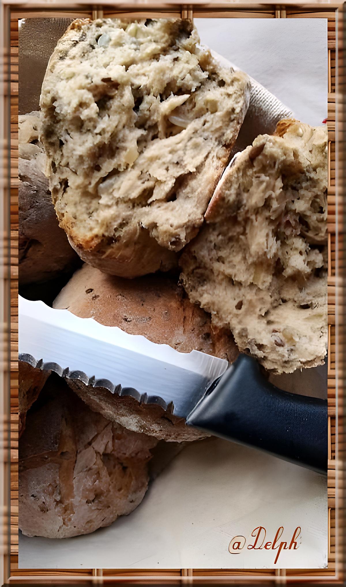 recette Petits pains aux graines de lin au thermomix