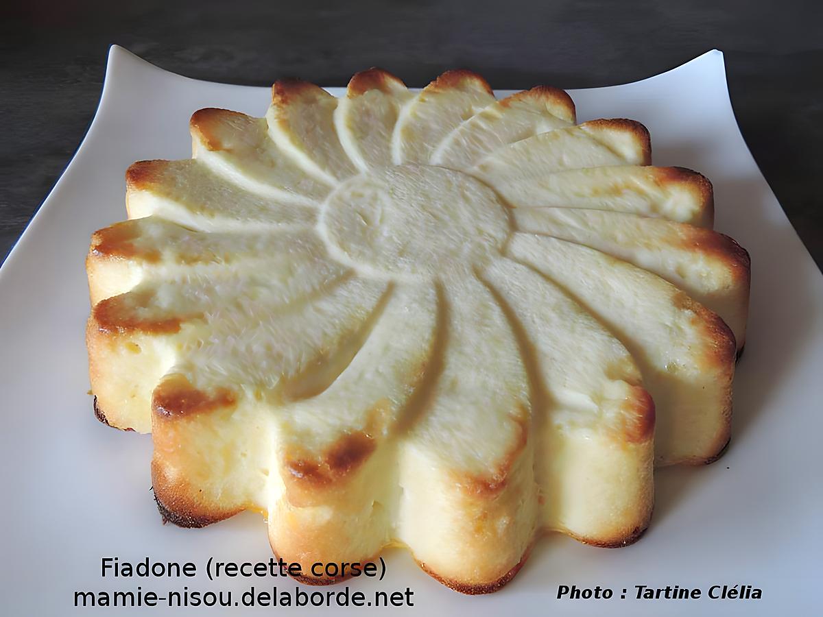 recette Fiadone (recette corse)