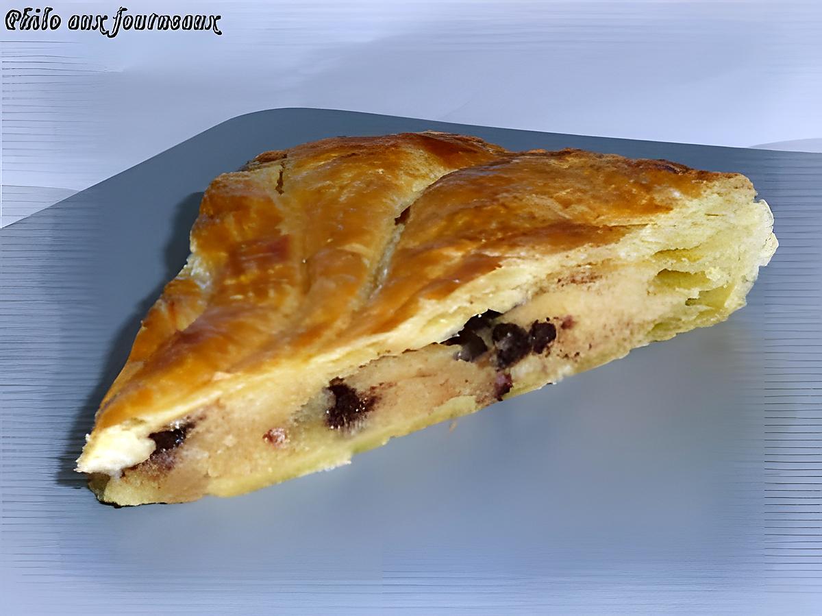 recette Galette des rois au sirop d'érable & aux pépites de chocolat