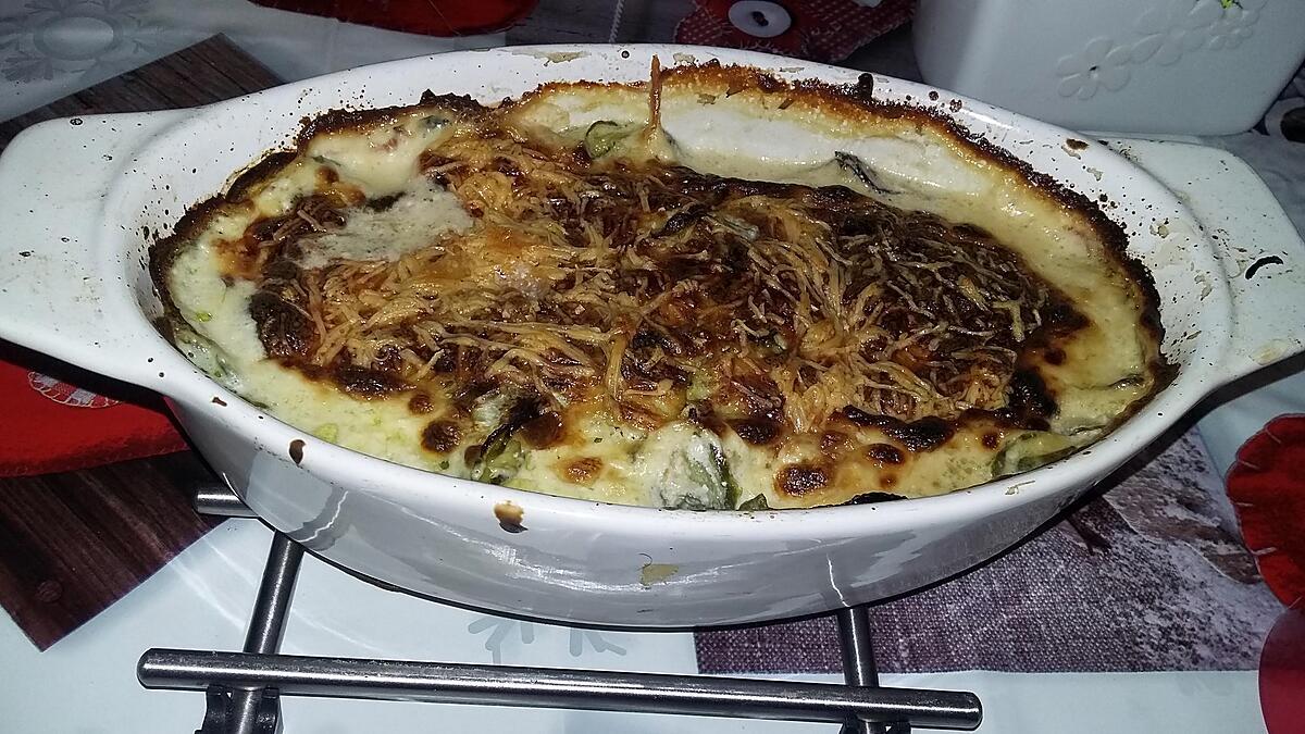 recette Gratin de concombres gratinés