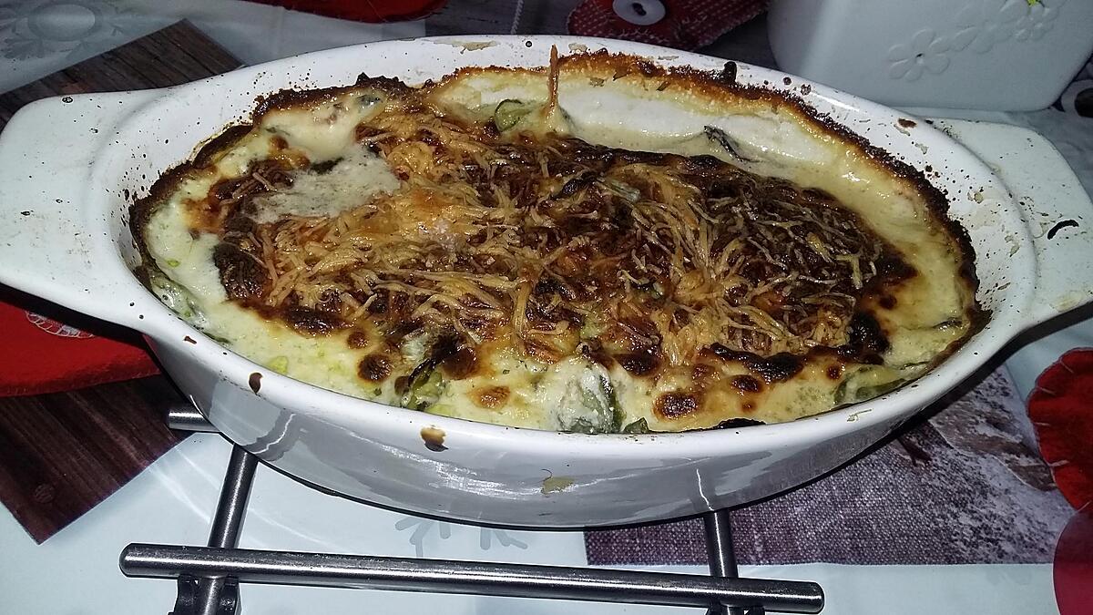 recette Gratin de concombres gratinés