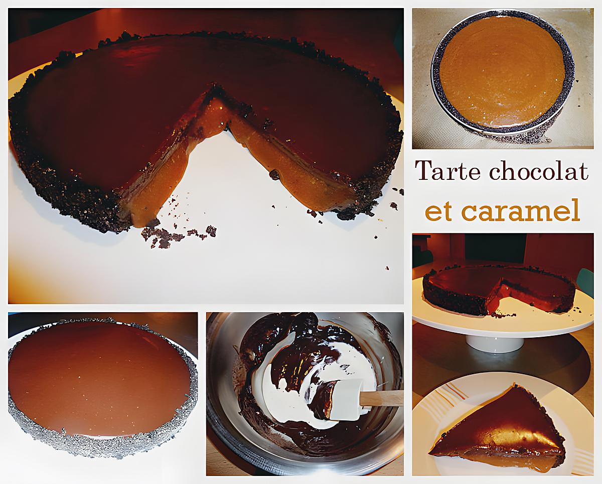 recette Tarte chocolat/caramel
