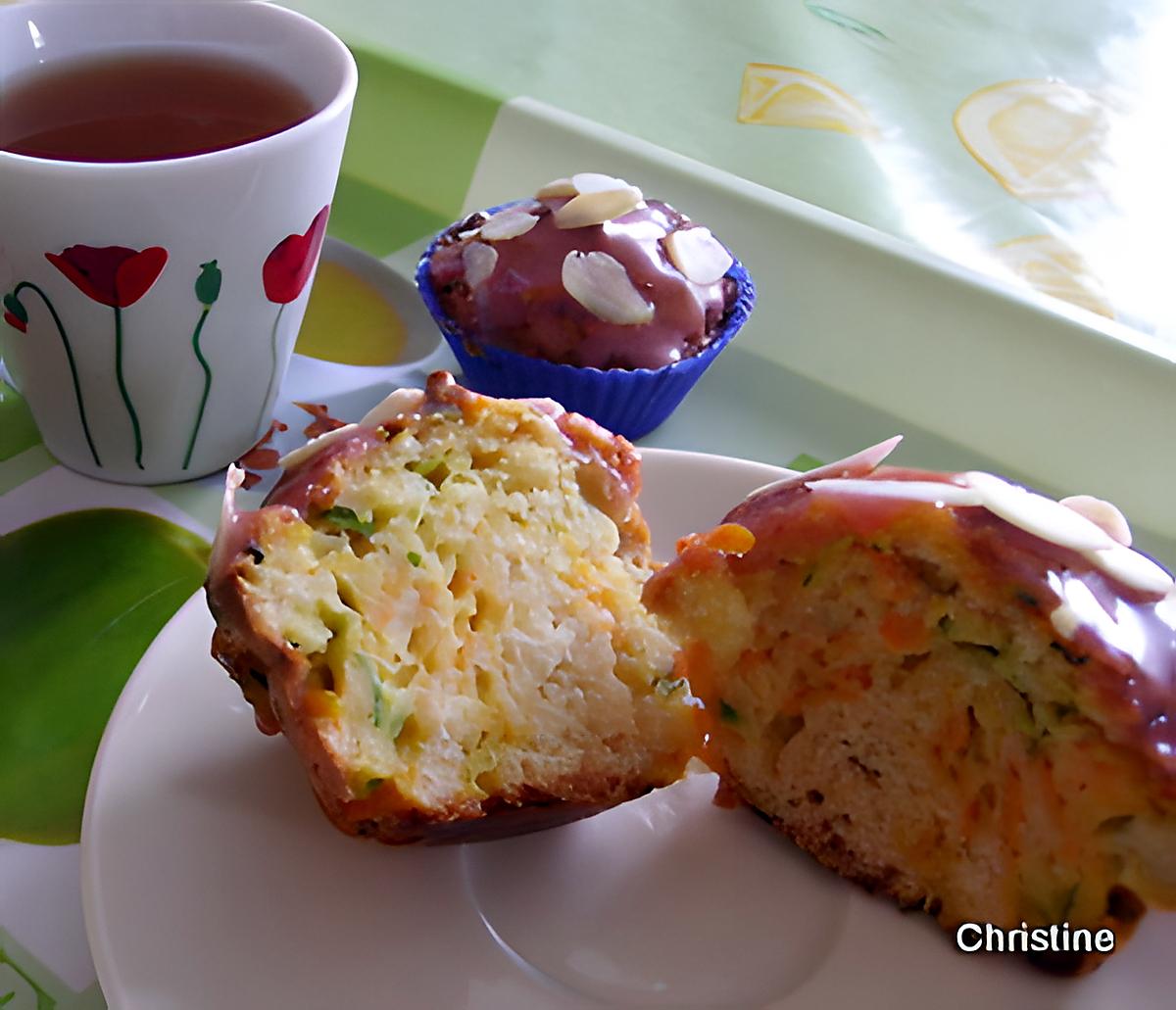 recette Courgettes-carottes façon Cupcakes (Recette sucrée)