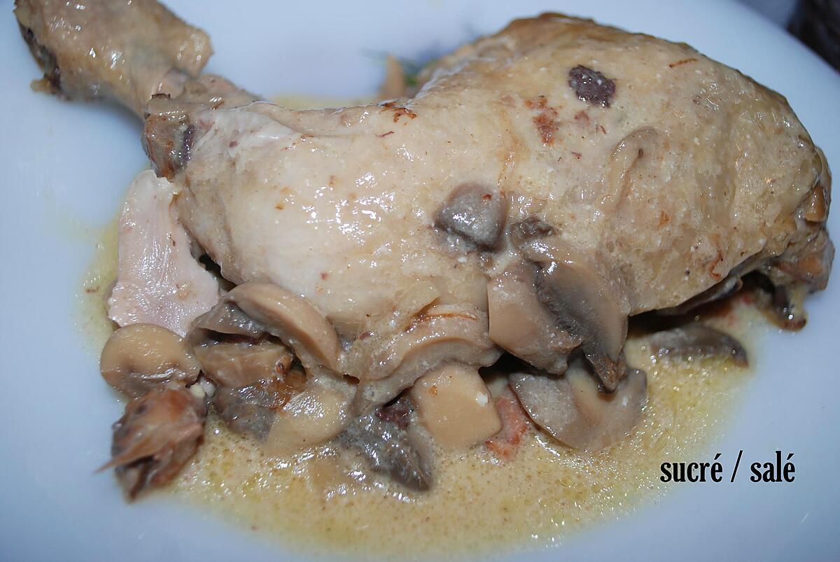 recette cuisses de poulet à la moutarde