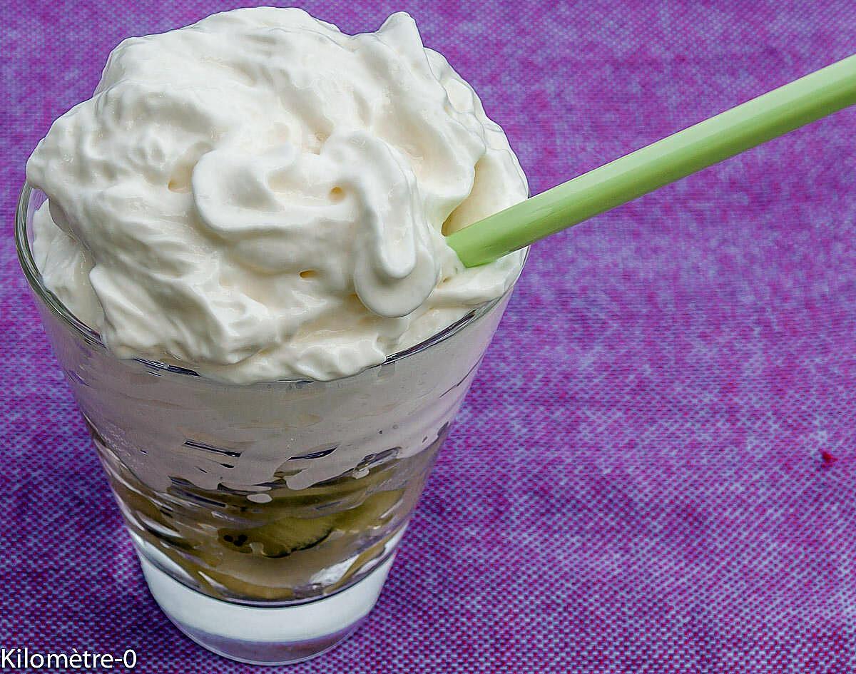 recette Espuma de yaourt aux kiwis